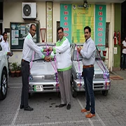 Mr. Syed Nabeel Hashmi (CEO & Chairman of Thermosole Industries Pvt Ltd) awarded Suzuki Mehran to Mr. Imran Ahmed (Systems Analyst)