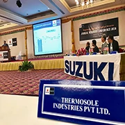 Thermosole Industries was awarded the OVERALL PERFORMANCE Supplier award by Pak Suzuki Motor Co. Ltd on 16th March 2017 at the annual suppliers conference in Pattaya, Thailand.