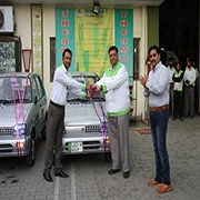 Mr. Syed Nabeel Hashmi (CEO & Chairman of Thermosole Industries Pvt Ltd) awarded Suzuki Mehran to Mr. Sheraz Gill (CAD Designer)